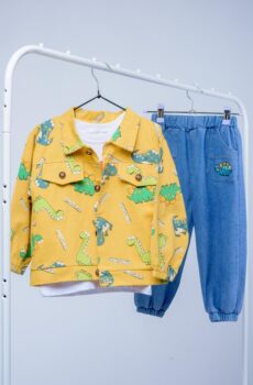 Dino Denim Set