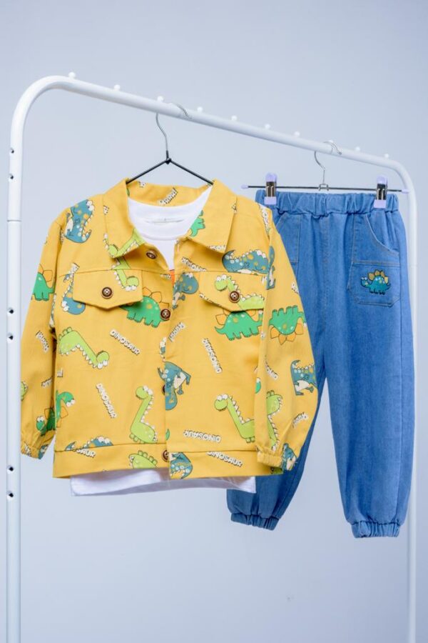 Dino Denim Set