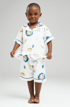 Bear in Space Summer PJ set