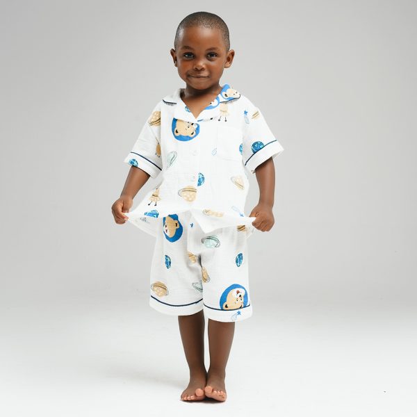 Bear in Space Summer PJ set