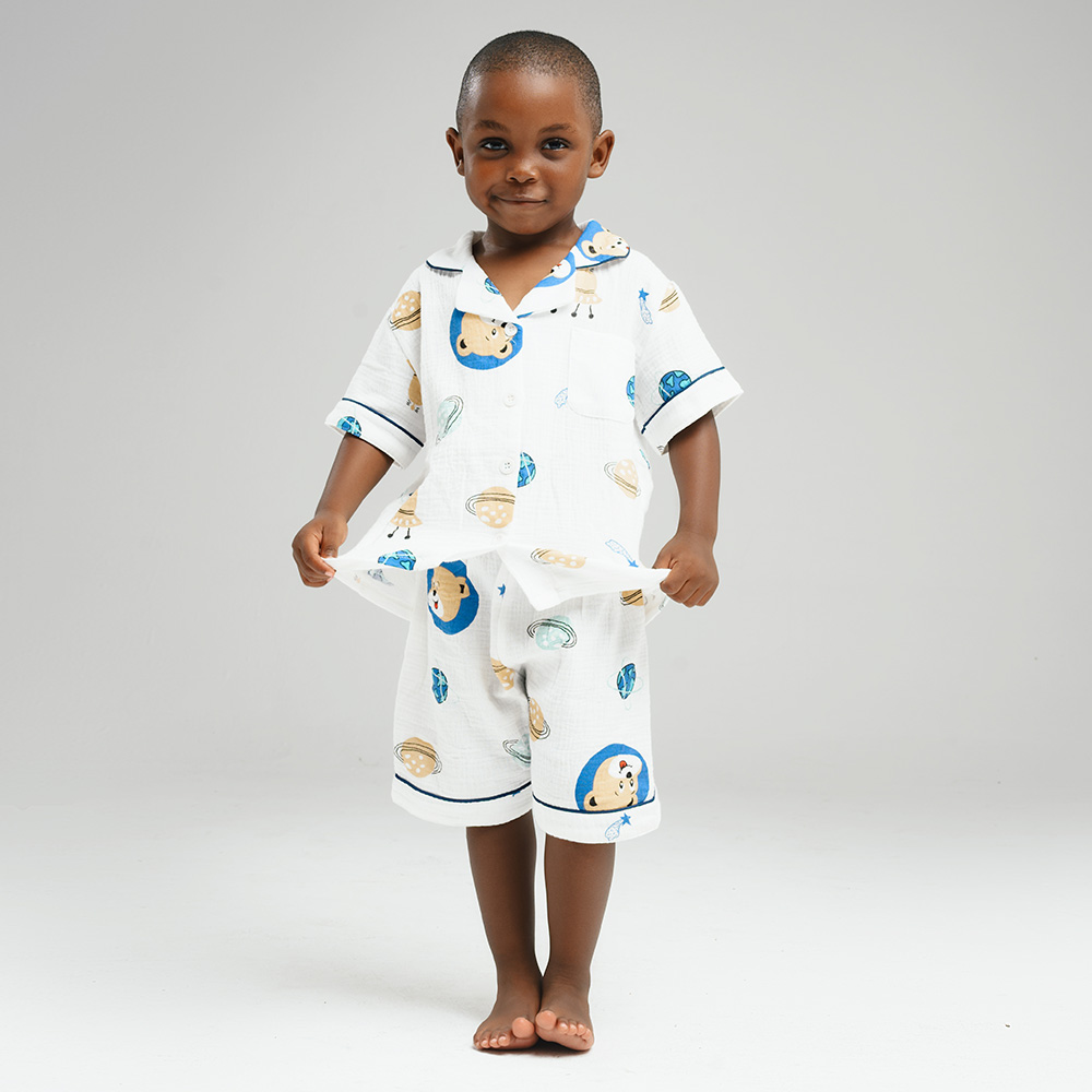 Bear in Space Summer PJ set