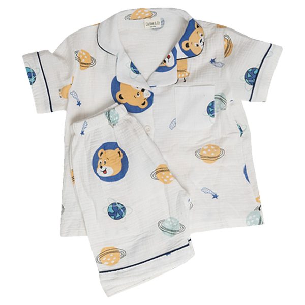 Bear in Space Summer PJ set - Image 3
