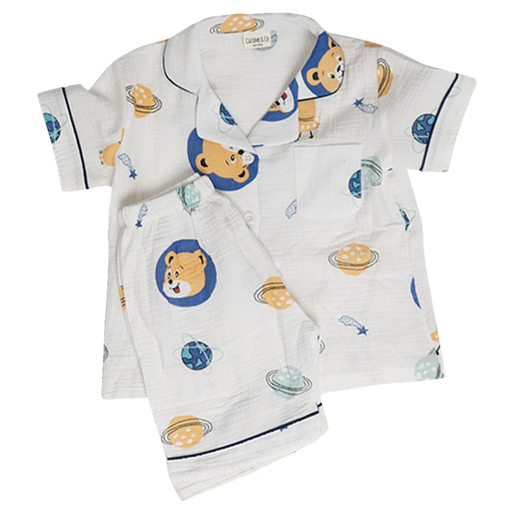Bear in Space Summer PJ set - Image 3