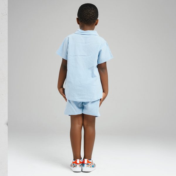 Collar Linen Short and Tee - Image 3