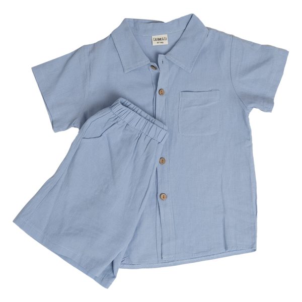 Collar Linen Short and Tee - Image 4