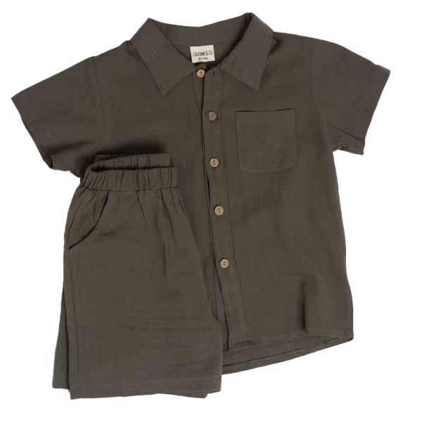 Collar Linen Short and Tee - Image 6