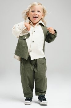 Relaxed Fit Cargo and Shirt Set