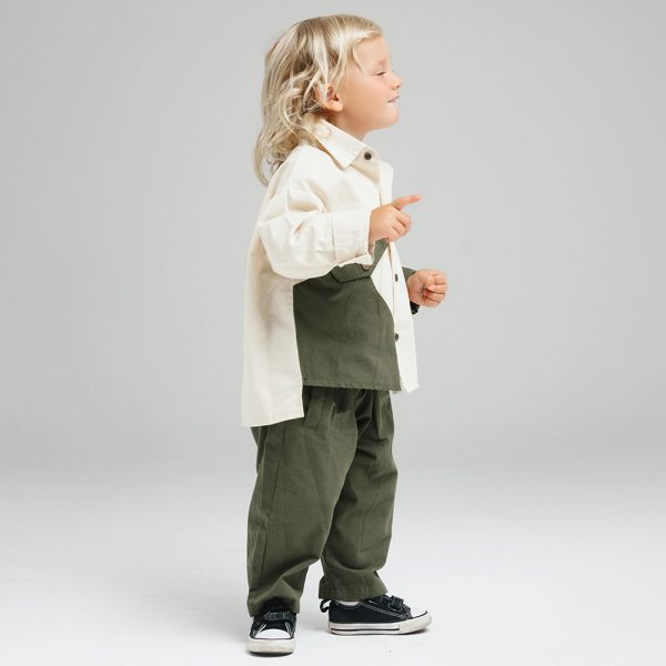 Relaxed Fit Cargo and Shirt Set - Image 5
