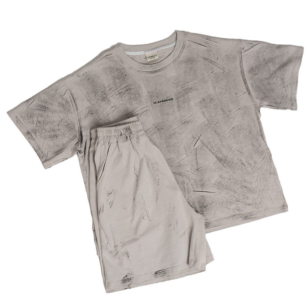 Urban over sized Short and Tee Set - Image 3