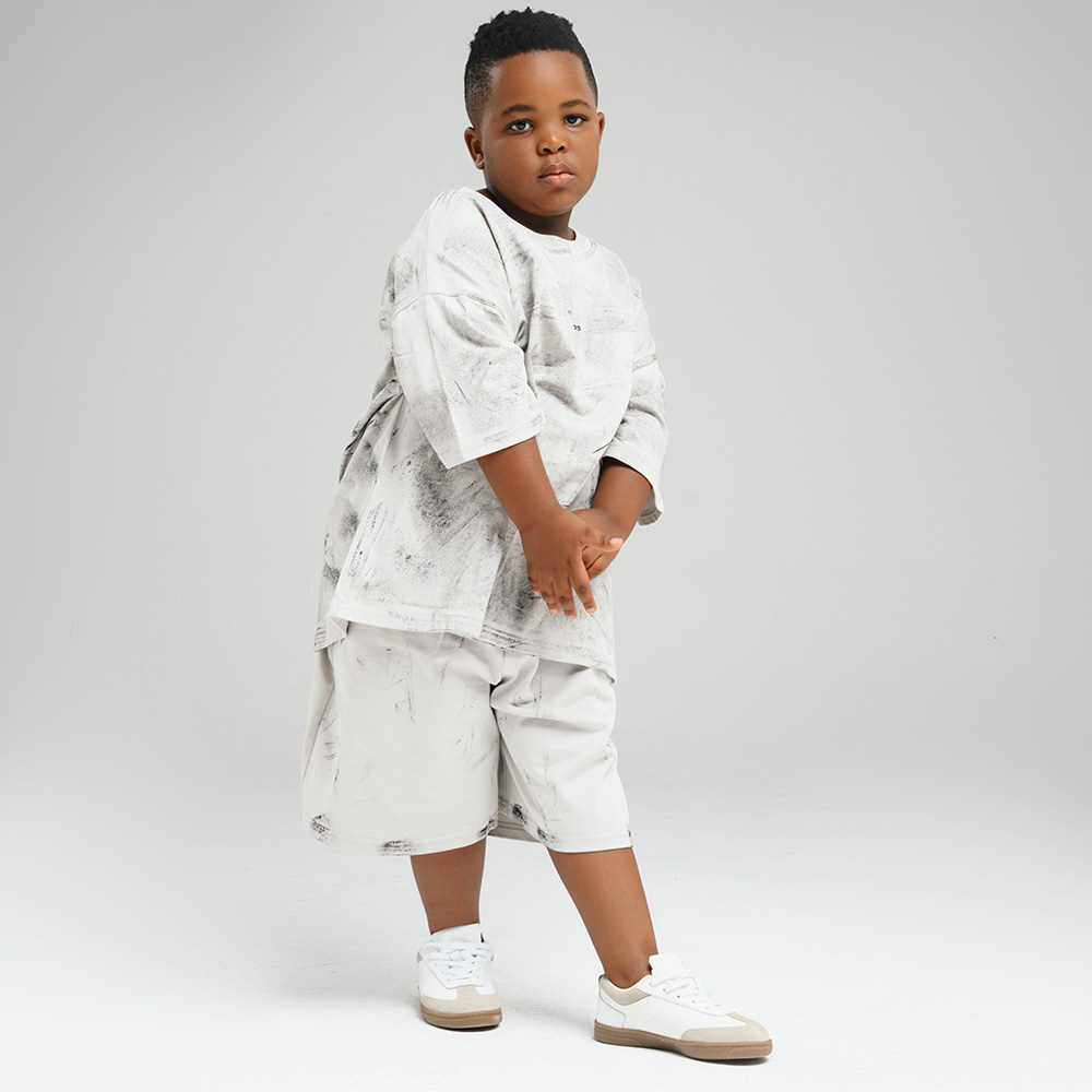 Urban over sized Short and Tee Set - Image 4